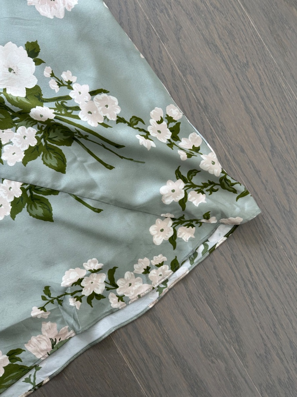 Reformation ANAIIS Silk Maxi Dress Tarragon Green Floral - Size 4 - with tags - Picture 9 of 13